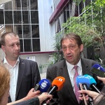 Министър Шишков: Най-късно до средата на следващата седмица ще бъде укрепено свлачището на магистрала "Струма"