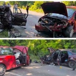 Шофьор заспа зад волана, навлезе в насрещното и се блъсна челно в друга кола
