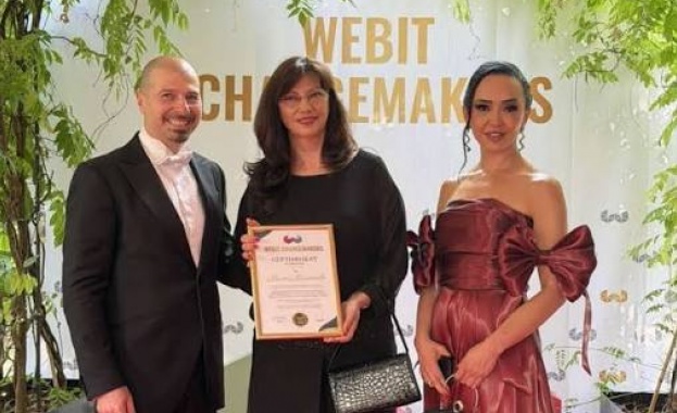 Сертификат за признание получи генералният директор на БНТ Милена Милотинова