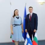 Министър Василев проведе среща с посланика на Финландия
