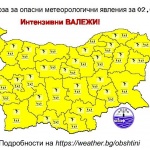 Пороите продължават и утре, НИМХ обяви жълт код