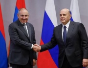 Руският премиер Михаил Мишустин се срещна с арменският премиер Никол Пашинян в Екатеринбург