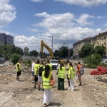 Столична община и УАСГ проведоха обучение на студенти на терен на бул. ”Кн. Мария Луиза”