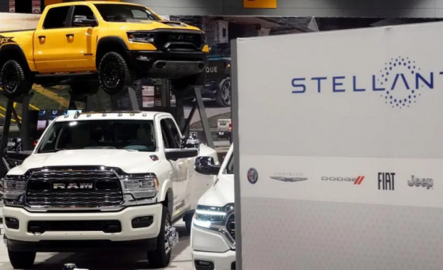 Стелантис Stellantis съобщи днес че доставените нови автомобили от европейския