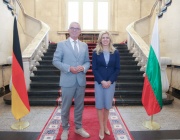 Михаела Доцова и председателят на Ландтага на Баден-Вюртемберг Томас Щробъл обсъдиха задълбочаването на парламентарните контакти и икономическото сътрудничество 