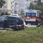 Моторист загина на място при сблъсък с две коли във Варна