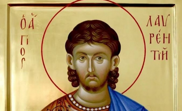 Св. мчк и архидякон Лаврентий (вечерта - Вечерня с Молебен канон на Пресвета Богородица)