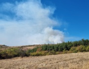 Хеликоптер Ми-17 се включи в гасенето на пожара в Област Пазарджик