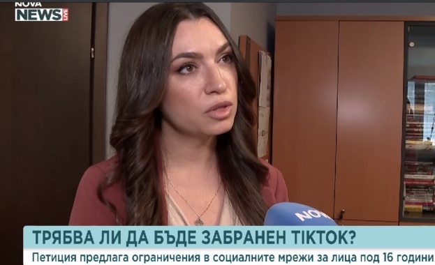 Габриела Симова: Апелираме за забрана на Tik Tok в България