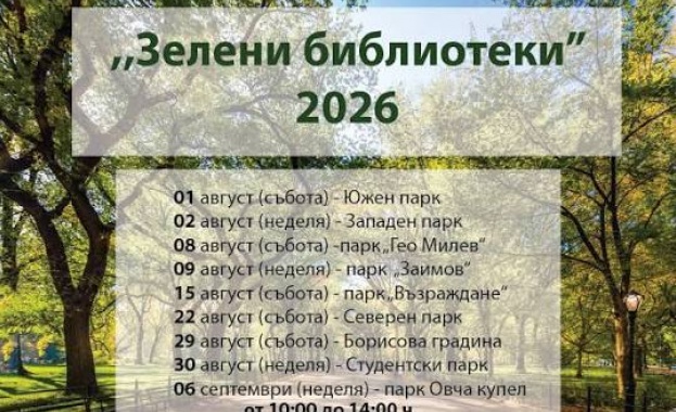 Лятната кампания “Зелени библиотеки”