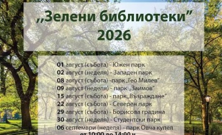 Лятната кампания “Зелени библиотеки”