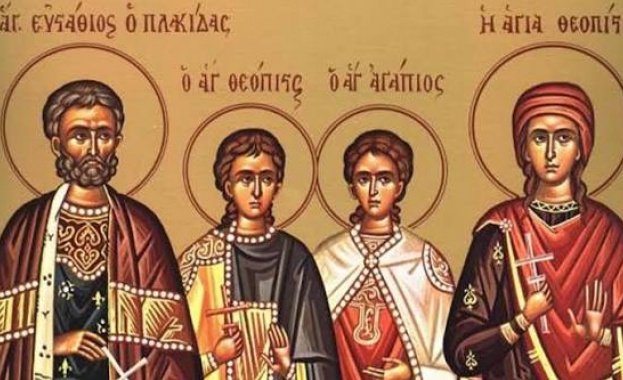 + Неделя след Въздвижение. Св. вмчк Евстатий Плакида и семейството му