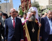 Патриарх Даниил беше посрещнат във Витлеем при първото си посещение в Светите земи