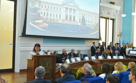 Ръководството на Русенския университет участва в откриването на академичната година в Университета в Крайова