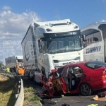 Двама души загинаха при тежка катастрофа на изхода на Гурково