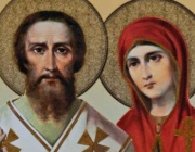 Св. свщмчк Киприан и св. мчца Юстина. Св. Андрей, юродив заради Христа