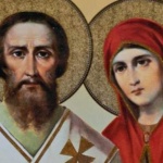 Св. свщмчк Киприан и св. мчца Юстина. Св. Андрей, юродив заради Христа