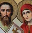 Св. свщмчк Киприан и св. мчца Юстина. Св. Андрей, юродив заради Христа