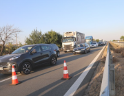 Движението по АМ "Тракия" в посока Бургас е затруднено заради три катастрофи в Пловдивско