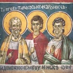 Св. мчци Пров, Тарах и Андроник. Преп. Козма, епископ Маюмски. Св. Мартин Милостиви