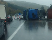 Катастрофа блокира движението на АМ "Тракия" в посока Бургас